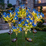 Solar Lily Flower Garden Lights Set of 2