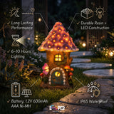 Solar Big Mushroom Hut Fairy Garden Light