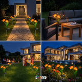 Solar Mrhephaestus Flower Garden Lights Set of 2