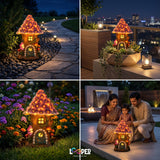 Solar Big Mushroom Hut Fairy Garden Light