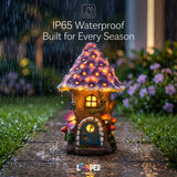 Solar Big Mushroom Hut Fairy Garden Light