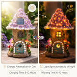 Solar Big Mushroom Hut Fairy Garden Light