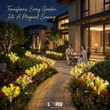 Solar Lily Flower Garden Lights Set of 2