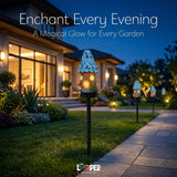 Solar Mushroom Hut Fairy Garden Light Dark Blue