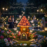 Solar Big Mushroom Hut Fairy Garden Light