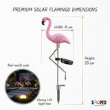 Solar Flamingo Garden Light