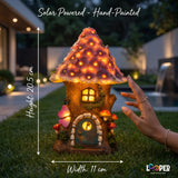 Solar Big Mushroom Hut Fairy Garden Light